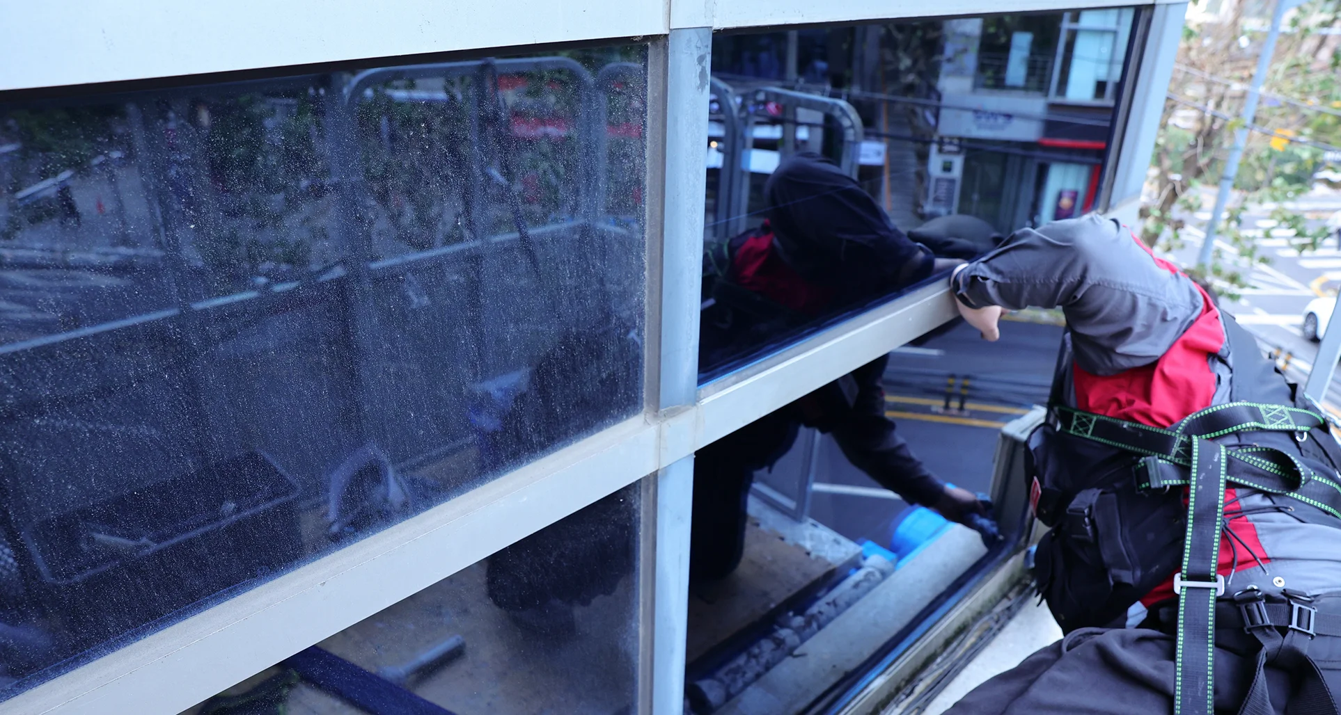 높은 외창 시공